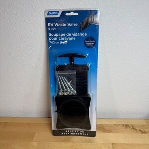 Camco‎ 39513 RV Waste Valve 3 Inch Plastic Handle with Hardware New